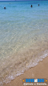 Spiaggia di Pescoluse mare e sabbia