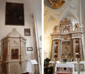 Chiesa Madre con altare e fonte battesimale